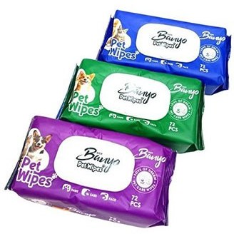 دستمال مرطوب سگ و گربه بانیو 72 برگی